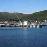 Caisson In Place at Ullapool Harbour May 2014