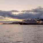 L\'Austral cruise ship in Loch Broom, Ullapool 22/05/2016