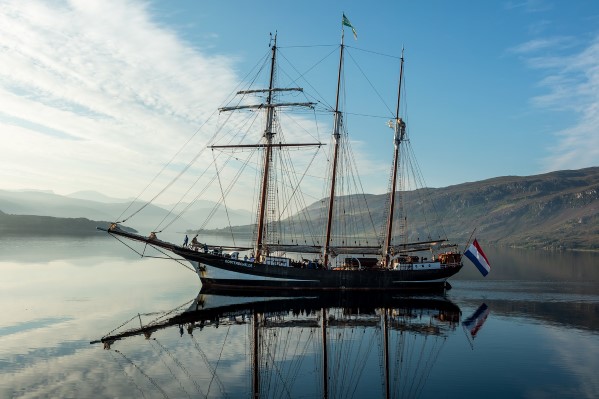 Tall Ship Oosterschelde at Ullapool Harbour, August 2016