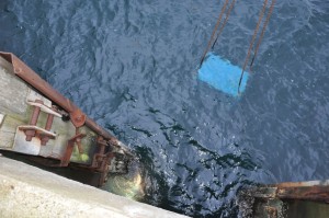 Tricky to make out - underwater welding